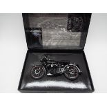 Minichamps - a 1:12 scale model Classic Bike Series Vincent Black Shadow motorcycle,