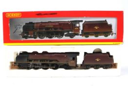 Hornby Super Detail - an OO gauge model 4-6-2 locomotive and tender,