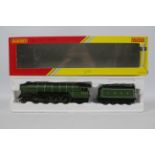Hornby - an OO gauge model 2-8-2 locomotive and tender, label on box indicates DCC fitted,