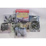 Amercom Collection - Die Cast Planes - A Selection of Seven carded model planes in various scales,