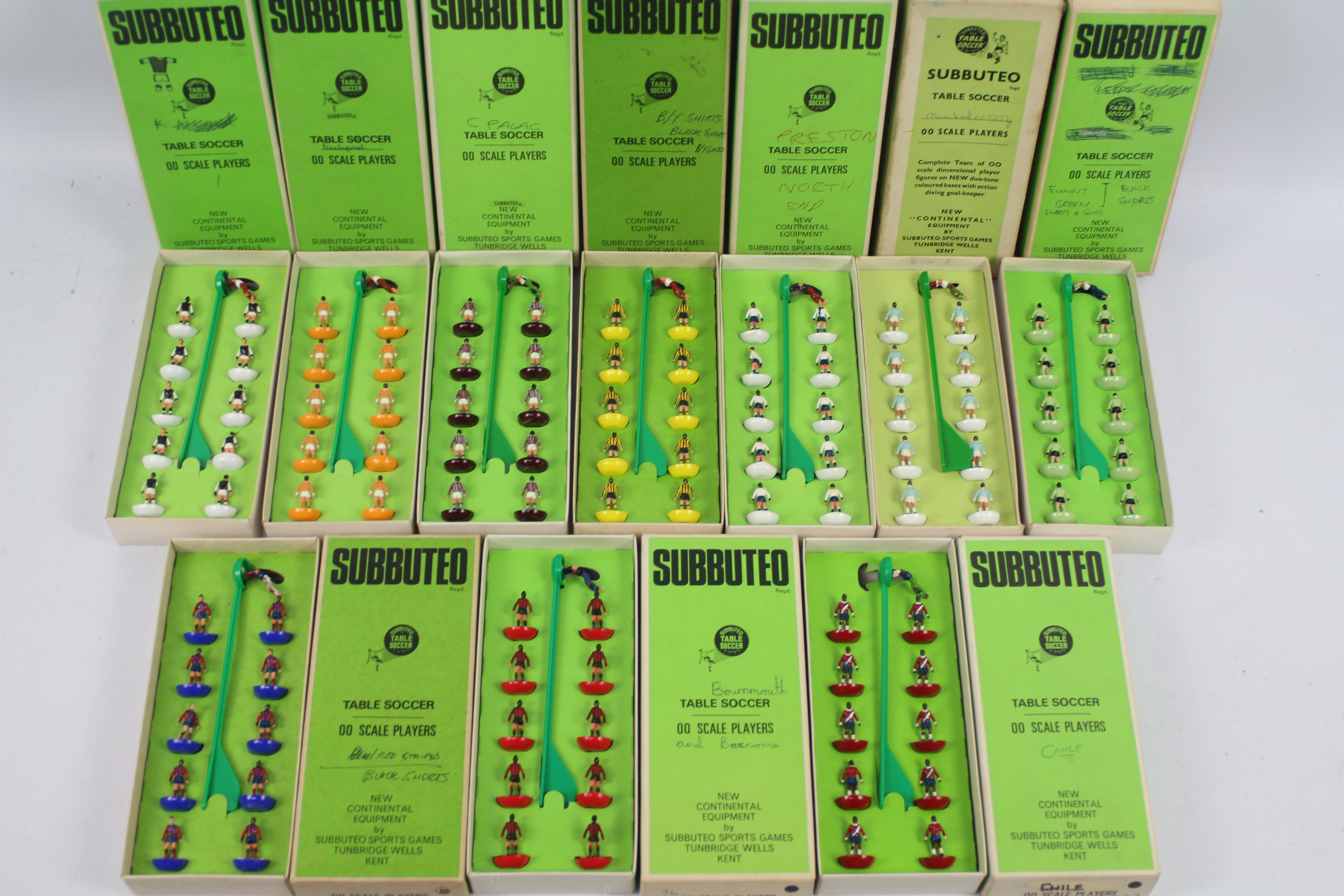 Subbuteo - Table Soccer - 00 Scale Players.