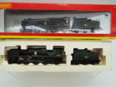 Hornby Super Detail - an OO gauge model 4-6-2 locomotive and tender,