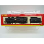 Hornby - an OO gauge model 4-6-2 locomotive and tender, label on box indicates DCC fitted,