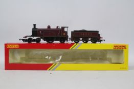 Hornby - an OO gauge model 4-2-2 locomotive and tender, running no 14010,