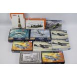 Tamiya - Special Armour - Trumpeter - Huma - 10 x boxed aircraft models in various scales including