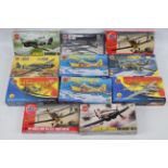 Airfix - 11 x boxed aircraft model kits in 1:72 scale including Bristol Blenheim MkIV # 02027,