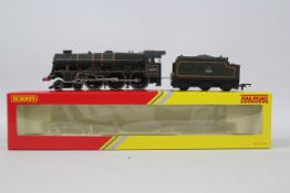 Hornby - an OO gauge model 4-6-0 locomotive and tender, running no 46100, BR green lined livery,