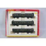 Hornby - an OO gauge model 3-Car DMU boxed set, BR class 110, Eastern green livery # R2297D,