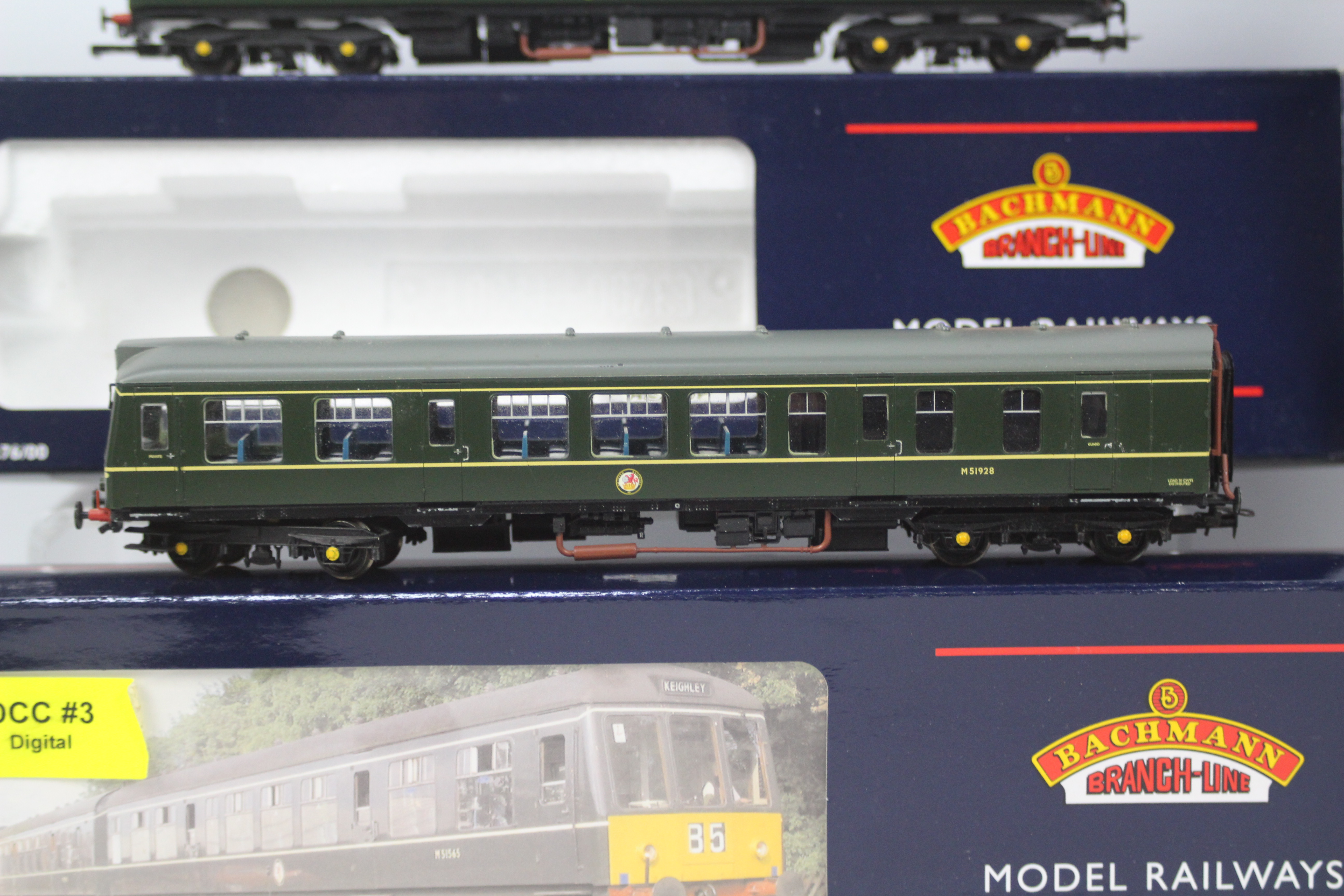 Bachmann - an OO gauge boxed two-car set, BR green livery, class 108 DMU locomotive, - Image 2 of 3