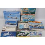 Italeri - Trumpeter - Hasegawa - Others - Eight boxed plastic model aircraft and aircraft accessory