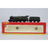 Hornby - an OO gauge model 4-6-0 locomotive and tender,