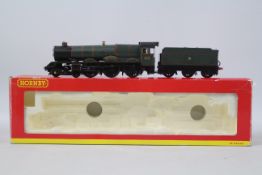 Hornby - an OO gauge model 4-6-0 locomotive and tender,