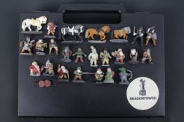 Dragontower - Others - A collection of over 20 painted white metal role-playing figures attributed