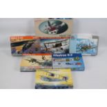 Eduard - MPM - Dragon - Valom - 7 x boxed aircraft model kits in 1:48 and 1:72 scale,