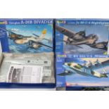Revell - 3 x boxed aircraft model kits, Douglas A-26B Invader in 1:48 scale # 04504,