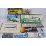 Rare Plane - Matchbox - Heller - Mongram - Hasegawa - Other - Nine boxed plastic and vac-formed