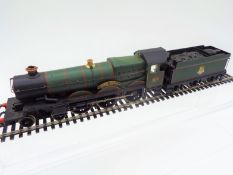 Hornby - an OO gauge model 4-6-0 locomotive and tender, running no 5077 'Fairey Battle',