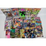 Marvel - DC - A collection of approximately 30 copper and modern age comics.