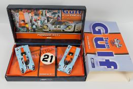 Fly - A boxed limited edition Porsche 917K Team Gulf 1970 Le Mans 24 hours set.