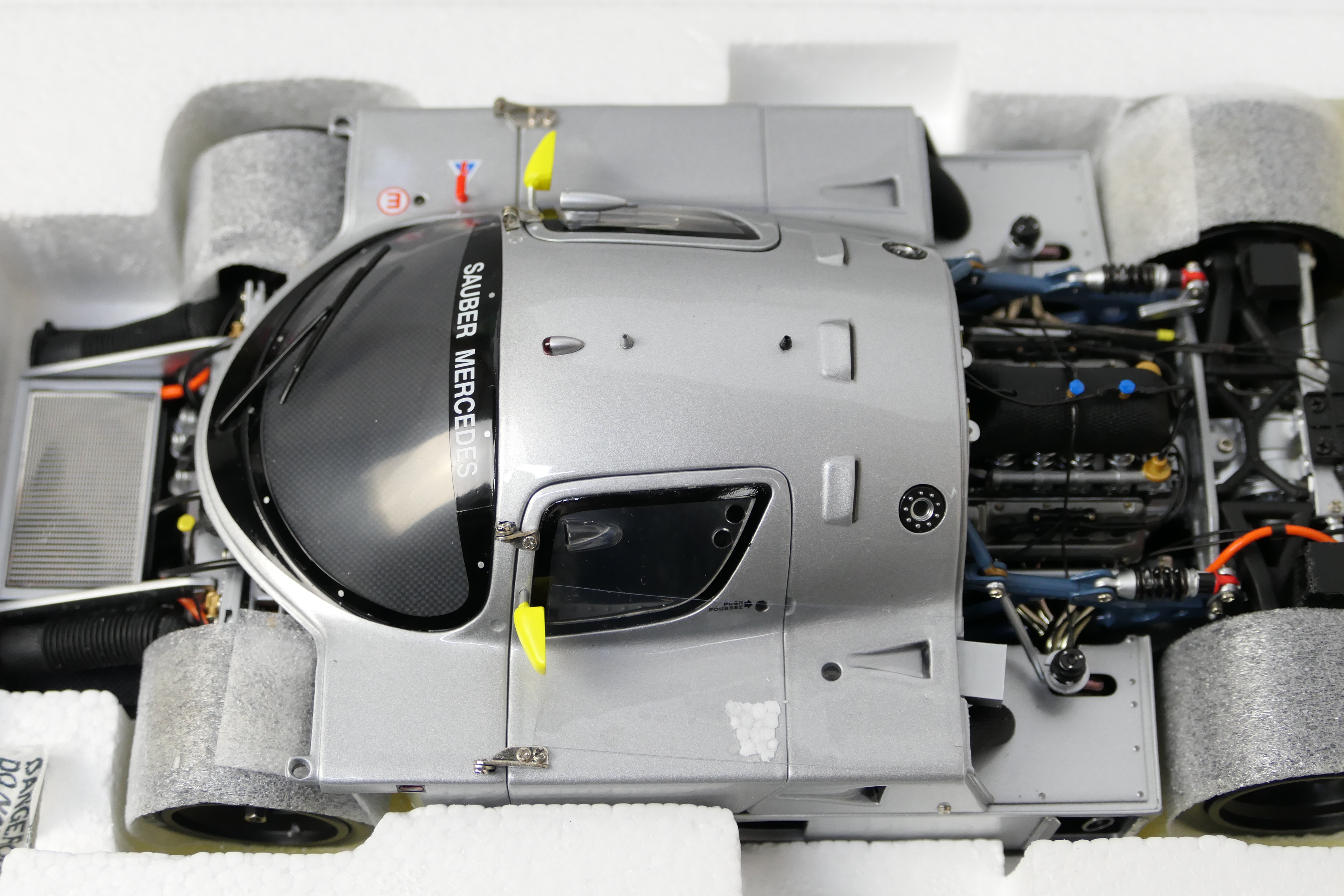 Exoto - Racing Legends - A boxed Sauber Mercedes C9 in 1:18 scale in silver # 18190. - Image 4 of 7