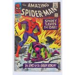 Marvel - A UK price cover variant of The Amazing Spider-Man #40 September 1966 'the End of the