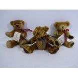 Hugables Bears - Bedford Bears - 3 x jointed bears,