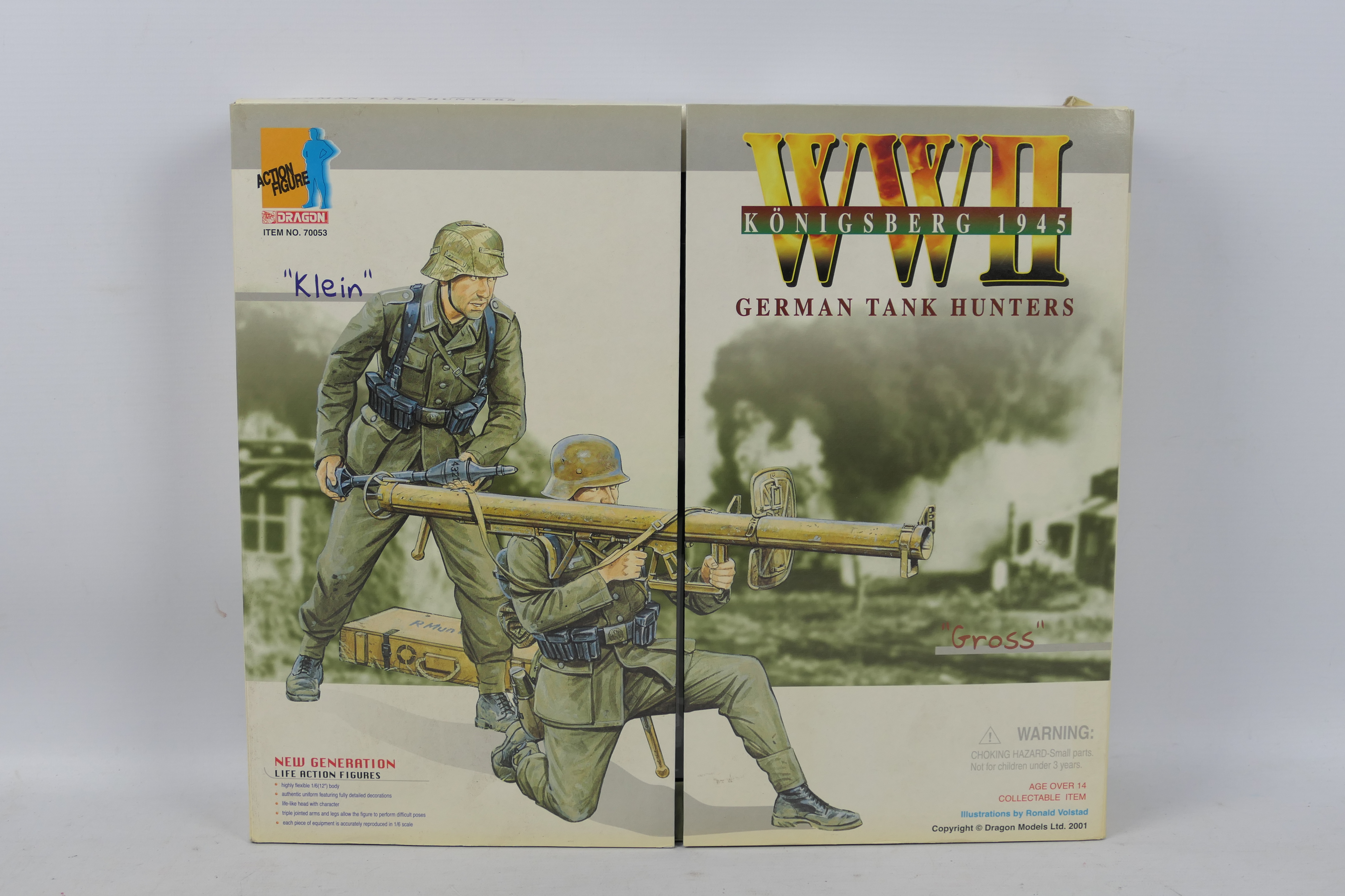 Dragon - A boxed Dragon two action figure set #70053 1:6 WW2 Konigsberg 1945 "Klein" and "Gross" - Image 3 of 3
