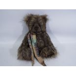 Charlie Bear - A Charlie Bear entitled Mark CB194537, comes with name tag, approximately 40 cm (h).