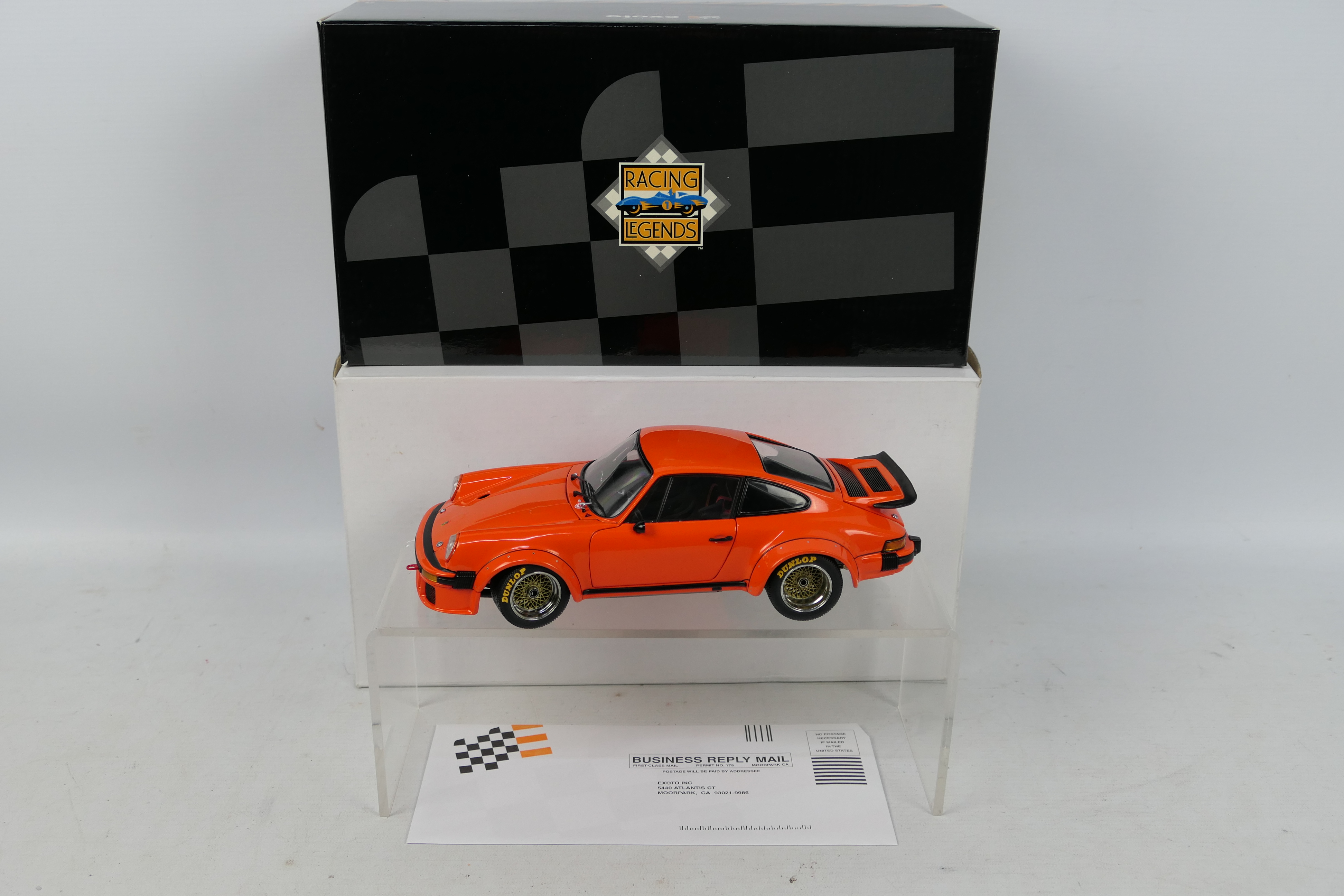 Exoto - Racing Legends - A boxed 1976 Porsche 934 Turbo RSR in 1:18 scale # 18092.