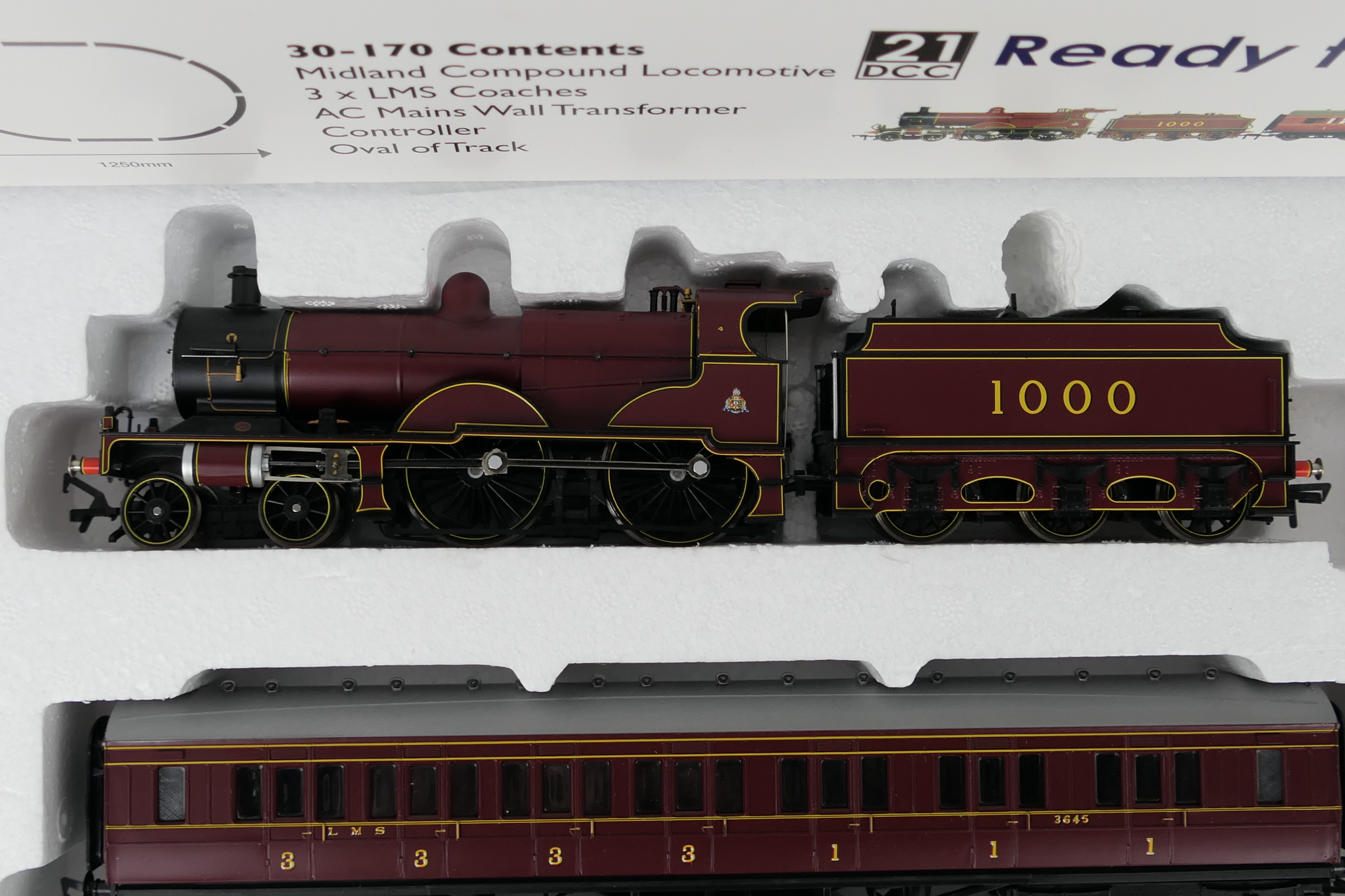 Bachmann - A boxed Bachmann 21DCC 30-170 OO gauge Thames Clyde Express Train Set. - Image 3 of 3