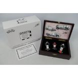 GMP - A boxed limited edition A.J. Foyt / Bowes Seal Fast 3 car set in 1:43 scale # 7681.