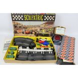 Scalextric - A boxed Scalextric Set 31 with Lotus MM # C67 and Cooper # C81 cars also a boxed