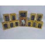 Lord of the Rings - Eaglemoss - New Line Cinema - A Collection of 12 Lord of the Rings hand painted