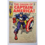 Marvel - Captain America (Cents copy) #109 January 1969 'The Origin of Captain America'.