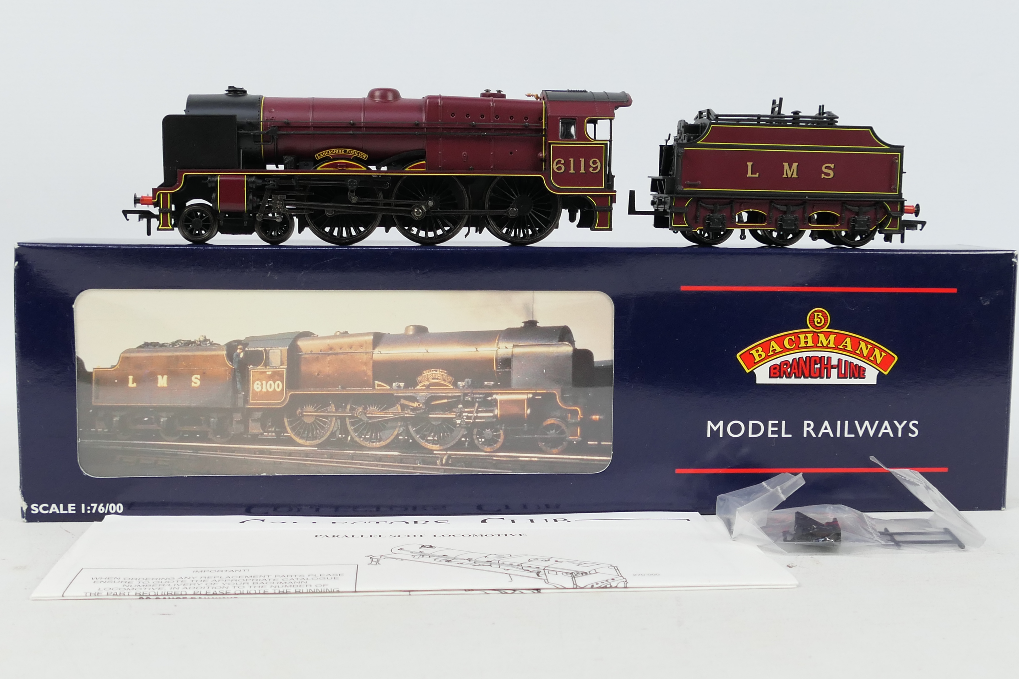 Bachmann - A boxed Bachmann Branchline #31-283 OO gauge Parallel boiler Class 7P Royal Scot 4-6-0