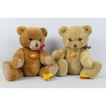 Steiff - 2 x jointed Petsy Bears which stand approximately 43 cm tall,