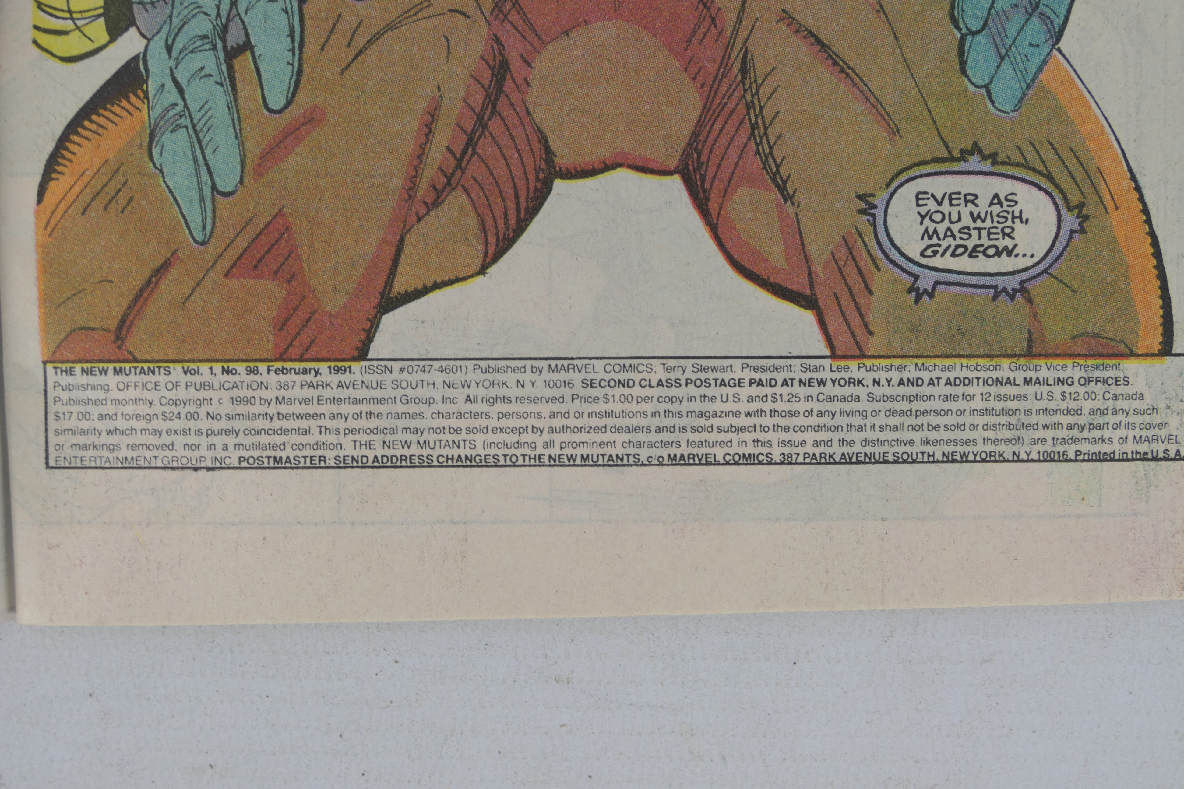 Marvel - The new Mutants #98 Feb 1991 - Key Issue - 1st appearance of Deadpool, - Image 4 of 7