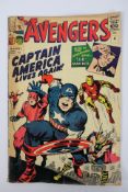 Marvel - The Avengers #4 March 1964 "Captain America Lives Again".