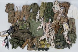 Dragon - DiD - A large quantity of predominately WW2 Axis forces 1:6 scale uniform parts and