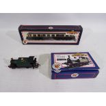Bachmann, Hornby - 2 x boxed Bachmann OO gauge locomotive and railway carriage,