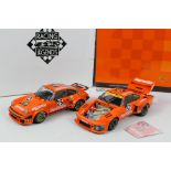 Exoto - A rare limited edition 2 x car Jagermeister Porsche set # 18093 with a Porsche 934 & 935 in