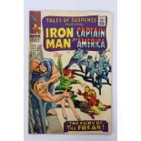 Marvel - A UK price cover variant of Tales of Suspense #75 March 1966 'The Fury of the Freak!'.