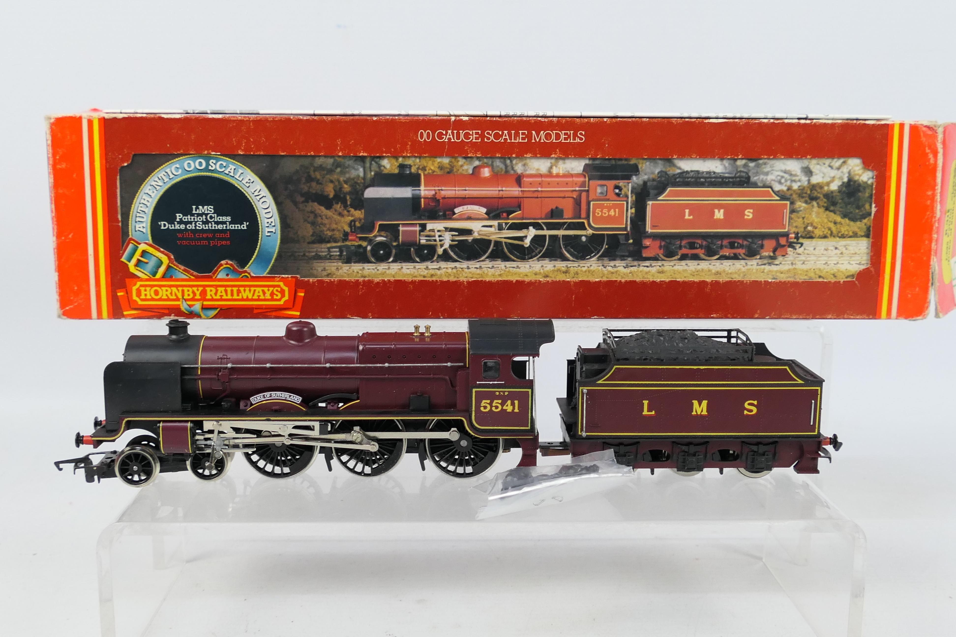 Hornby - A boxed Hornby R311 OO gauge Patriot Class 5XP 4-6-0 steam locomotive and tender Op.No.