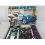 Tamiya - A boxed Caterham Super Seven Cycle Wing Special model kit in 1:12 scale from the Master's