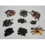 Dragon - DiD - A cluster of loose 1:6 scale action figure grenades,