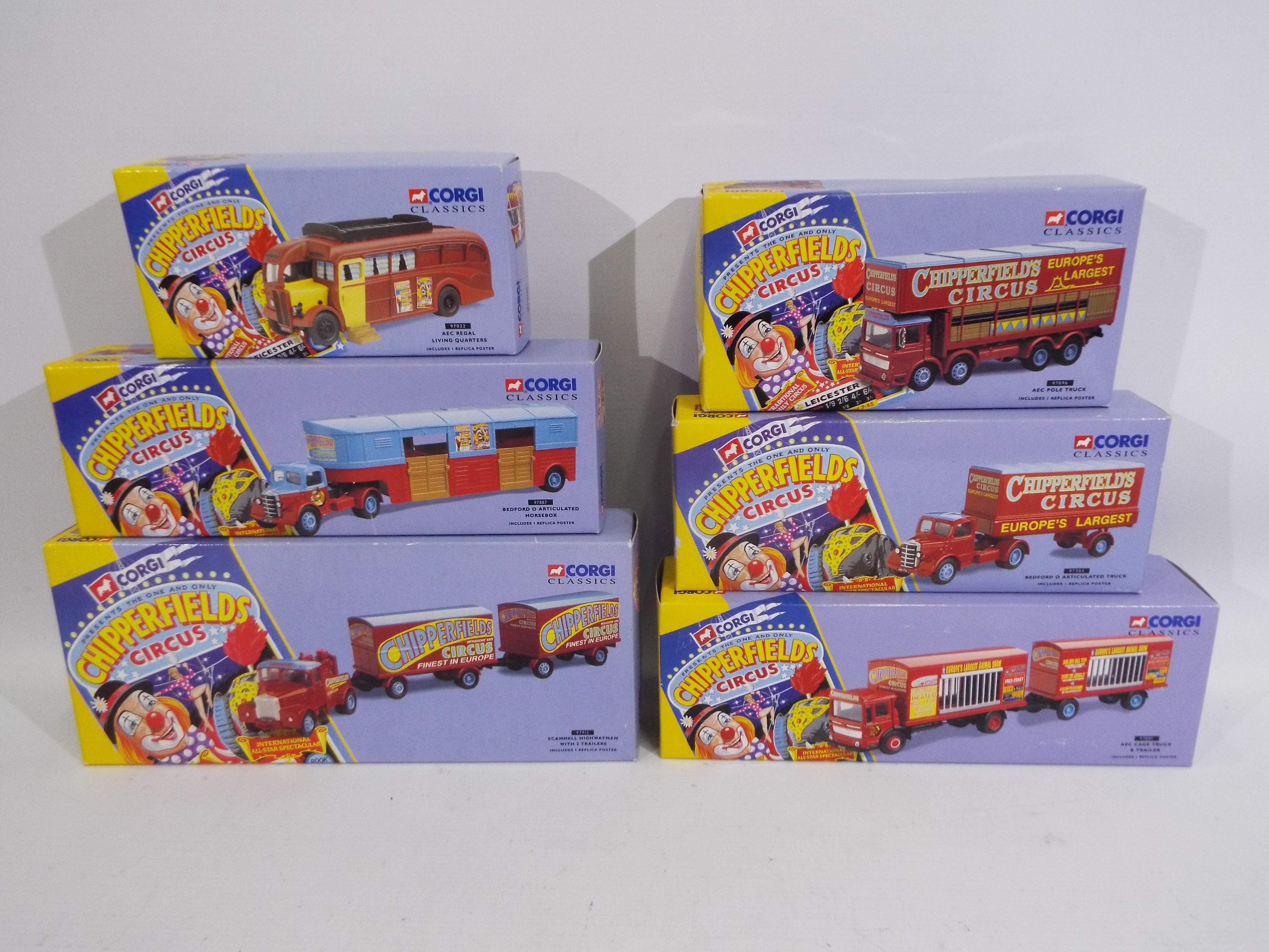 Corgi - 6 x limited edition boxed Corgi vehicles from the Chipperfield's Circus series - Lot - Image 2 of 4