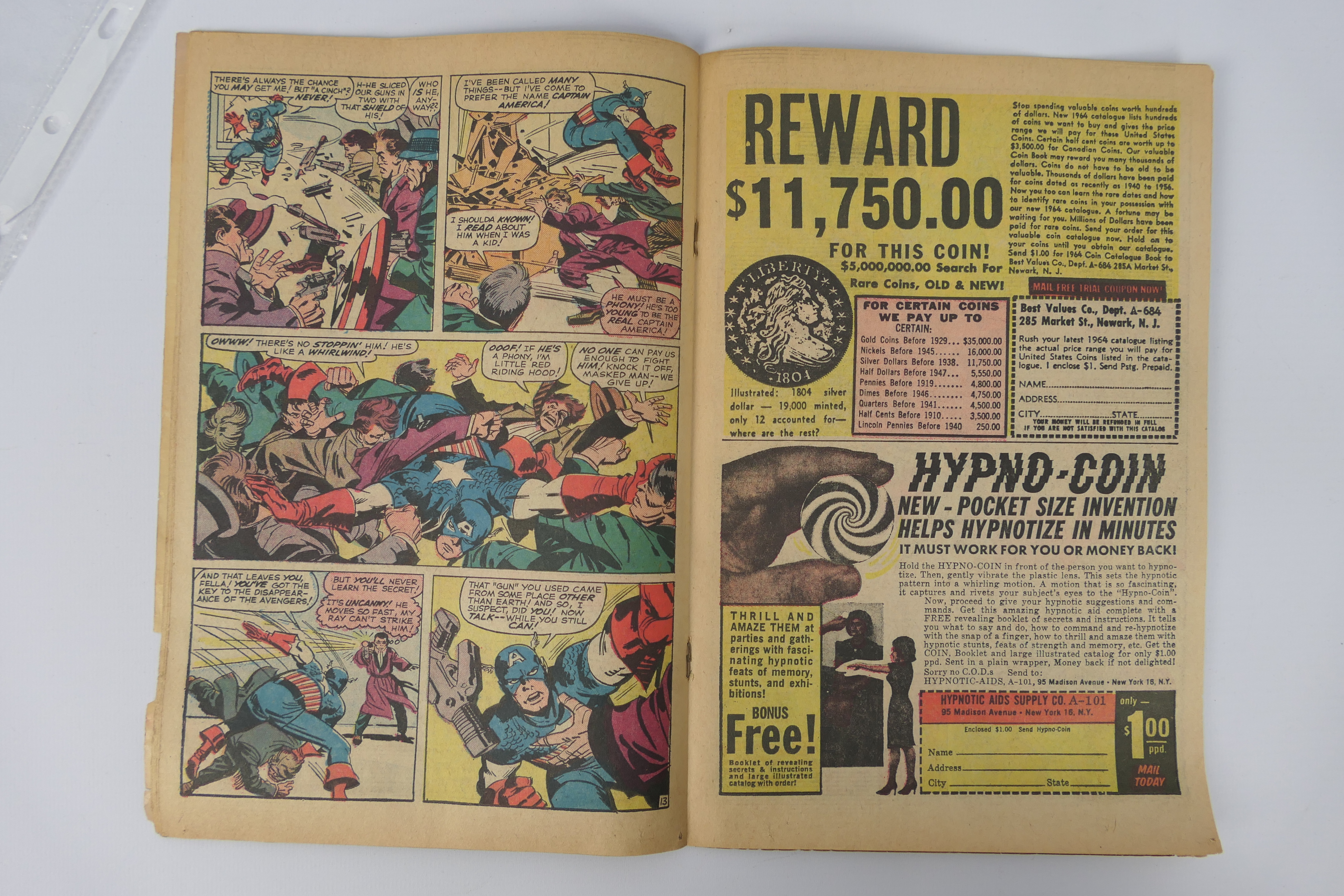 Marvel - The Avengers #4 March 1964 "Captain America Lives Again". - Image 9 of 12