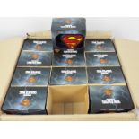 Unused Retail Stock - Twelve Superman Shaped Mugs,