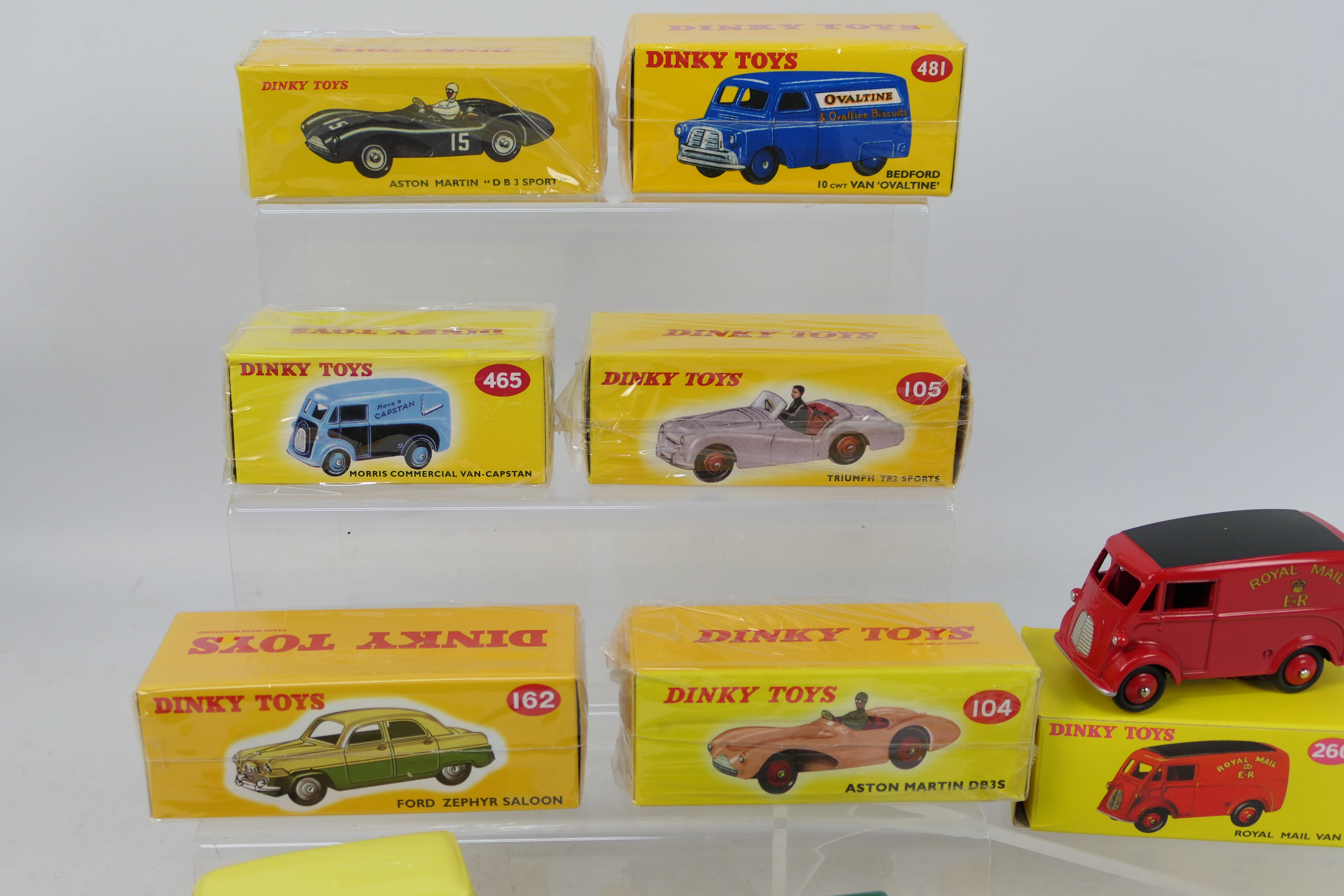 Atlas Dinky - 10 x boxed British car models including Bedford CA van in Ovaltine livery # 481, - Image 2 of 4