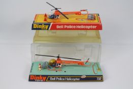 Dinky Toys - Two boxed Dinky Toys #732 Bell Police Helicopters.